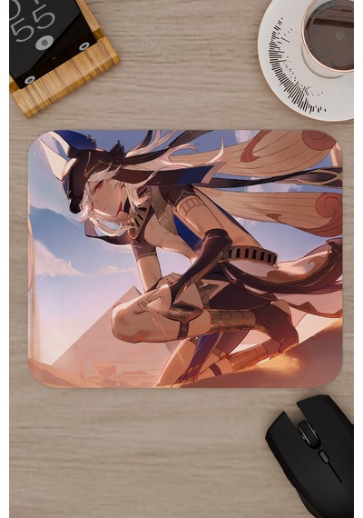 Cyno Genshin Impact Anime Gacha V2 - 22x18 Gaming Mouse Pad Fare Altlığı