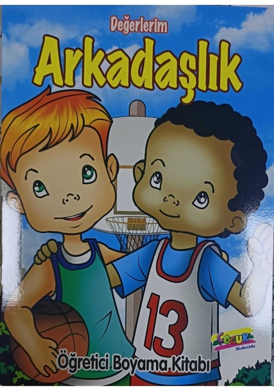 Değerler Eğitimi Öğretici Boyama Etkinlik Kitap Seti - 4 Kitap 3-6 Yaş