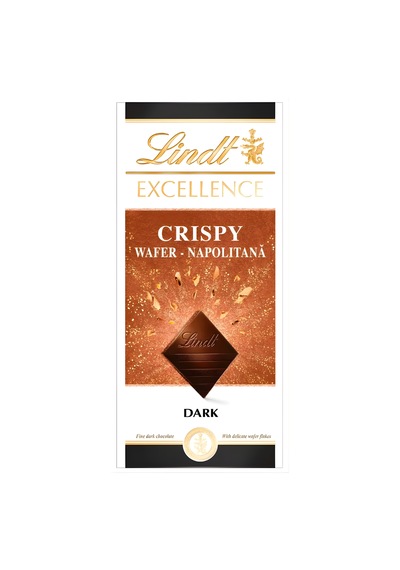 Lindt Excellence Crispy Wafer Dark Chocolate 100g
