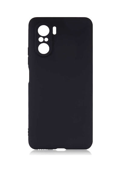 Kilifone - Xiaomi Uyumlu Mi 11i - Kılıf Mat Renkli Esnek Premier Silikon Kapak - Siyah