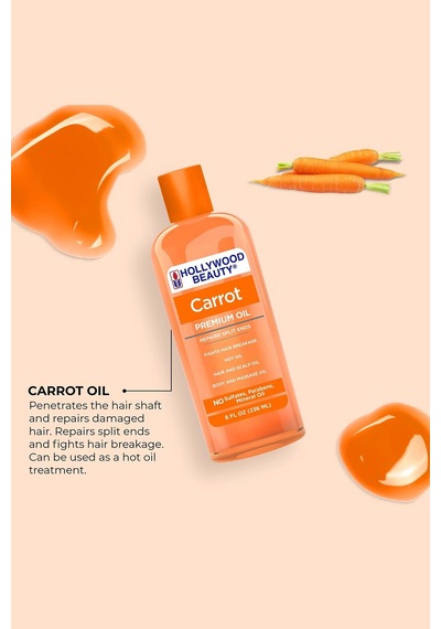 Hollywood Beauty Havuç Özlü Saç Cilt Ve Tırnak Bakım Yağı 236ml