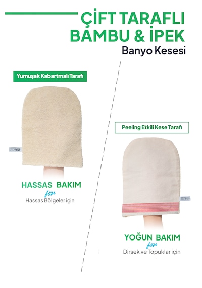 Bodylita İpek Ve Bambu Duş Kesesi