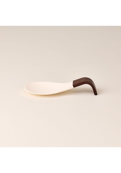 Akasya Kaşık Altlığı - Krem - 10x22x5 Cm