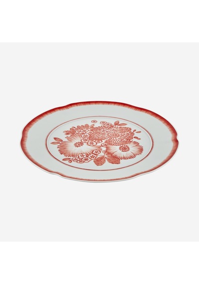 Turuncu Porselen Yemek Tabağı 29 Cm