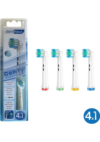 16 Adet Comfy + X Cross + 3d Maxcare Oral-b Uyumlu Yedek Diş Fırçası Başlıkları