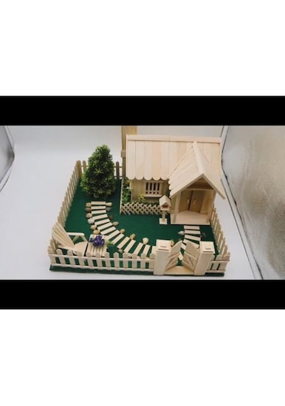 Naturel Ahşap Çit Br-921 Ölçü :3x 30 Cm 1 Ad El Işi Etkinlikleri Kırtasiye