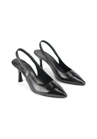 Vivienne Esnek Yumuşak Kaymaz Taban 7 Cm Siyah Rugan Açık Lastikli Kadın Topuklu Ayakkabı Çok Renkli Vivienne Esnek Yumuşak Kaymaz Taban 7 Cm Siyah Rugan Açık Lastikli Kadın Topuklu Ayakkabı Çok Renkli