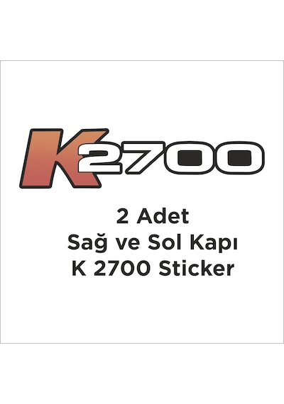 Kia Bongo K2700 Kupa Kapı İle Iç Etiketleri Kapı Etiketi