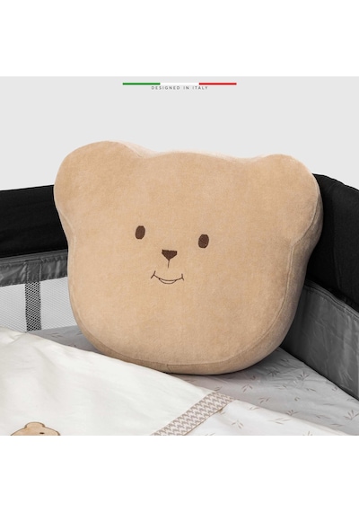 Elelelife Baby Bear 6 Parça Oyun Parkı Park Yatak Bebek Uyku Seti Bej