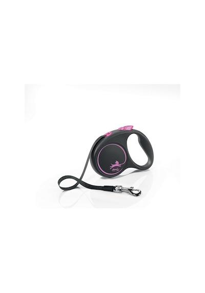 Flexi Black Desing Şerit Köpek Gezdirme Pembe Small 5 M Pembe