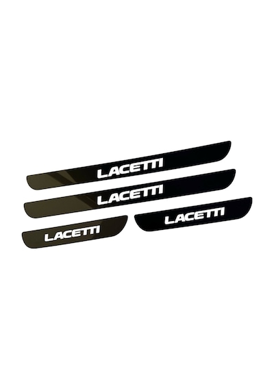 Lacetti Pleksi Kapı Eşiği Piano Black 4 Parça
