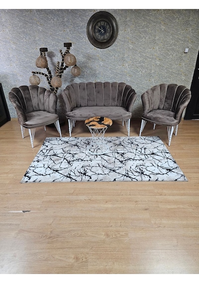Zafir Beyaz Boyalı Tel Ayak Papatya Çay Seti Koltuk Takımı , Balkon, Salon, Ofis, Cafe Koltuk Takımı Kahverengi Zafir Beyaz Boyalı Tel Ayak Papatya Çay Seti Koltuk Takımı , Balkon, Salon, Ofis, Cafe Koltuk Takımı Kahverengi