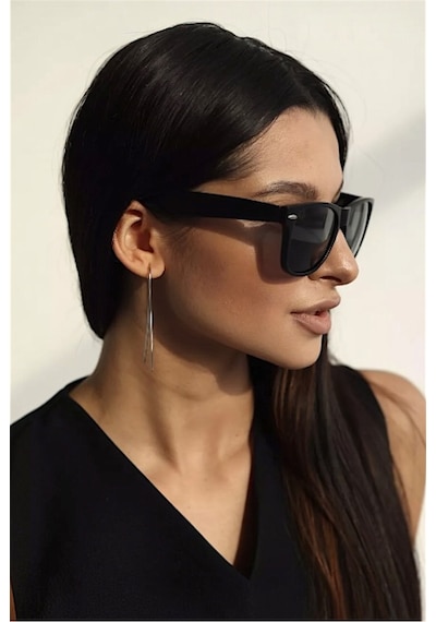 Unisex Güneş Gözlüğü Kemik Model Çerçeveli Uv Korumalı Çok Renkli