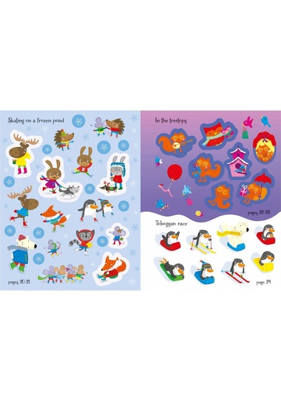 Winter Wonderland Sticker Book Usborne Publishing