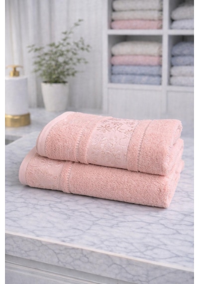 Özdilek Blossom Best Set Hamam Takımı Pembe-gri Çok Renkli