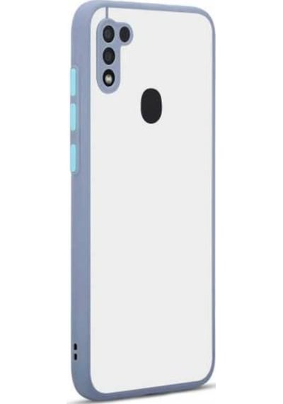 Galaxy M11 Kılıf Zore Hux Düğme Ve Kapak Zıt Renk Kılıf