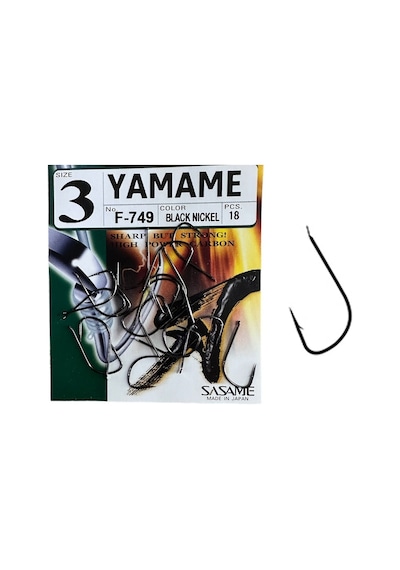 Sasame F-749 No:3 Yamame Serisi Olta İğnesi 18 Adet