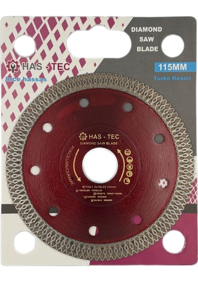 115mm Elmaslı Turbo Kesici Seramik, Porselen, Mermer Ve Granit İçin İnce Ve Hassas Kesim