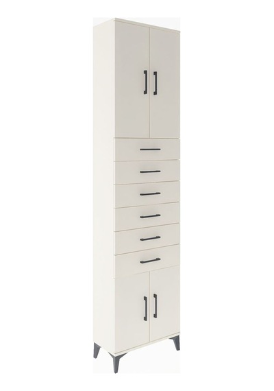 Arges Dolap 3 Raflı 6 Çekmeceli 4 Kapaklı 60x30x243 Aytaşı-ay... Aytaşı