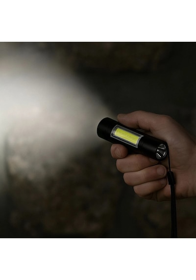 Buffer Kutulu Mini El Feneri Taşınabilir Led Kamp Ve Acil Durum El Lambası Plastik Gövde Çok Renkli