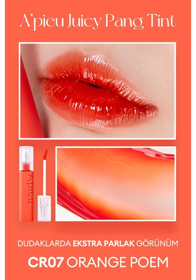 Missha A'pieu Juicy Pang Tint CR07 Orange Poem