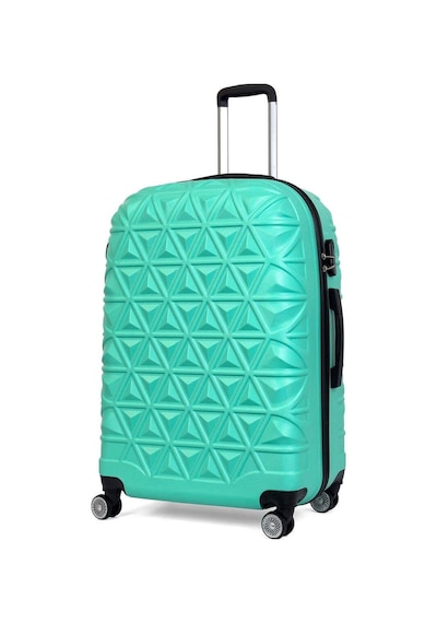 Reymond Luggage Piramit Desen ABS Seyahat Valizi, Canyon Serisi,  Mint - Büyük Boy