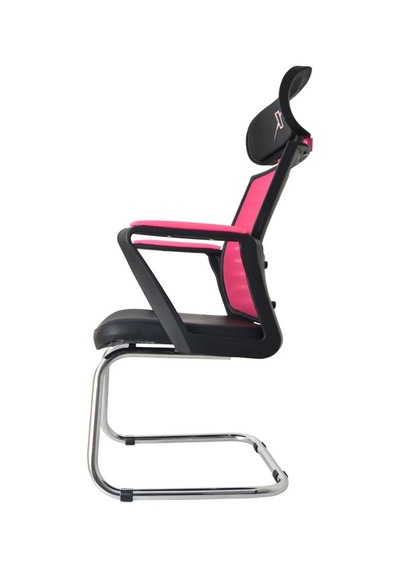 Xfly Metal Ayaklı Oyuncu Koltuğu - Pembe File - 2400J0545