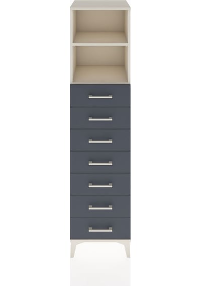 Hyperion Dolap 2 Raflı 7 Çekmeceli 44x44x182 Aytaşı-antrasit Aytaşı Hyperion Dolap 2 Raflı 7 Çekmeceli 44x44x182 Aytaşı-antrasit Aytaşı