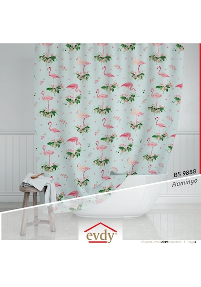 Çamaşır Makinesi Örtüsü Evdy 9888 Flamingo Model Çok Renkli