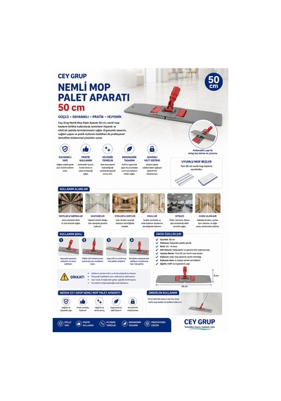 Mop Aparatı Palet 50 Cm Plastik - 611559693