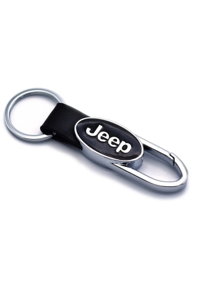 Jeep Metal Deri Kancalı Anahtarlık Şık Kaliteli Aksesuar Çanta Araba New