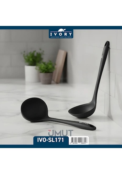 Ivory Silikon Kepçe Siyah Ivo-sl171