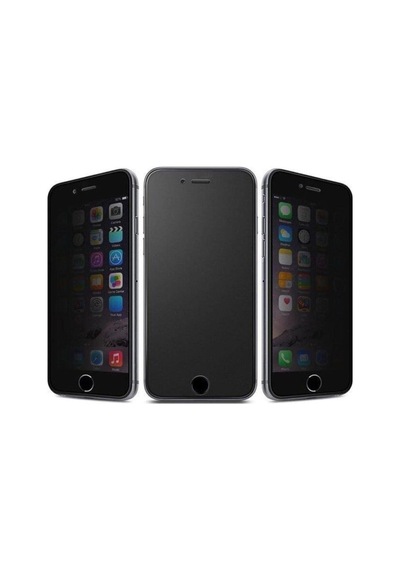 Apple iPhone Uyumlu 7 / 8 Pravicy Ekran Koruyucu Hayalet Cam Siyah