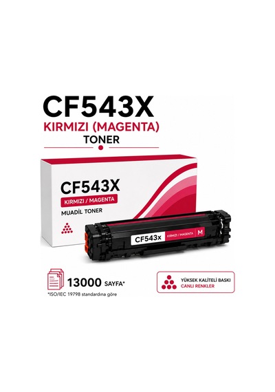 Hp Cf543x Toner Kırmızı