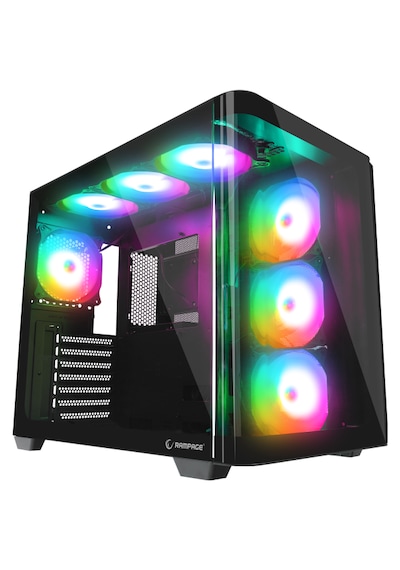 Rampage Loopy Plus Sıyah 7 12cm Argb Fan 950w 80 Plus Standart Te
