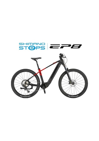 Kron Makalu E-mtb 29" Dağ Bisikleti Ep8 Siyah Kırmızı M/45cm Siyah