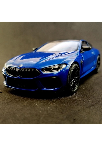 Kinsmart Bmw M8 Competition Coupe 1:38 Mavi Çek Bırak Model Araba