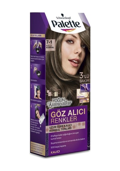 Palette Göz Alıcı Renkler 7 - 1 Küllü Kumral (540452664)
