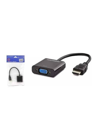 Hadron Hdx2020 Hdmı To Vga Dişi Çevirici Adaptör - 1080p Full Hd Siyah