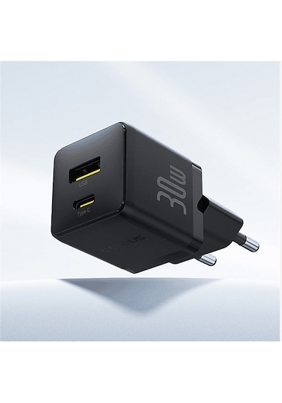 Baseus Palm C+U 30 W Eu Hızlı Şarj Siyah