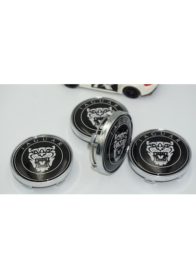 Dk Tuning Jaguar Panter Siyah Jant Göbeği Kapak Seti 60mm
