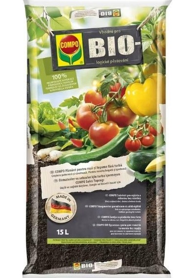 Compo 2929 Bıo Domates Ve Sebze Toprağı 15l 15 L