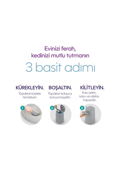 Yeni Nesil Ultra Koku Önleyici Kedi Kumu Çöp Kovası Yedek Poşet