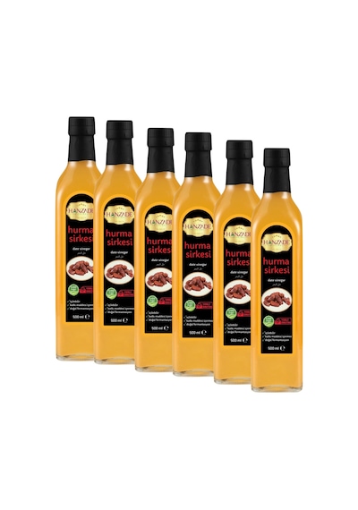 Hanzade Bitkisel Hurma Sirkesi 6 x 500 ML