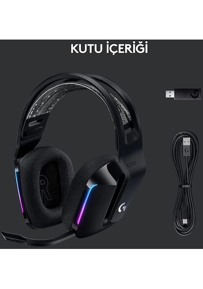 Logitech G G733 Lightspeed 981-000864 Kablosuz Z RGB Oyuncu Kulaklığı