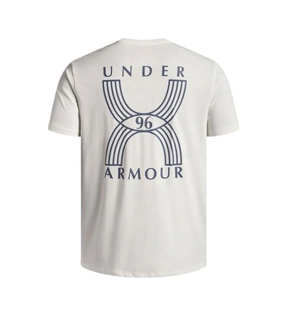 Under Armour Run 96 Shortsleeve Erkek T-shirt 1389823-114 Beyaz
