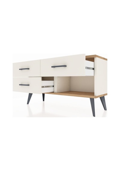 Arges Şifonyer 3 Çekmeceli 88x30x48 Aytaşı-çam/aytaşı Çam/aytaşı