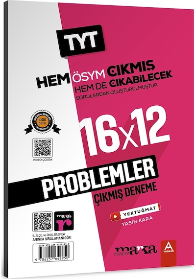 TYT Problemler 16x12 Çıkmış ve Çıkabilecek Sorular Deneme -  Marka Yayınları