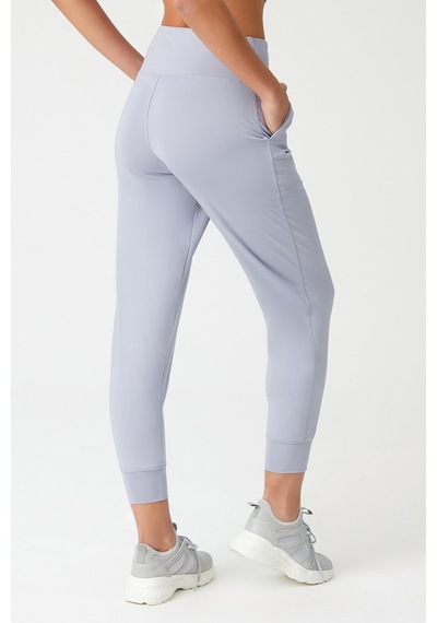Los Ojos Kadın Gri Yüksek Bel Jogger Eşofman Altı Joggers Gri Gri