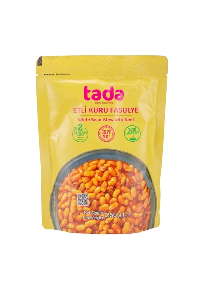 4 Adet Tada Etli Kuru Fasulye 250 G